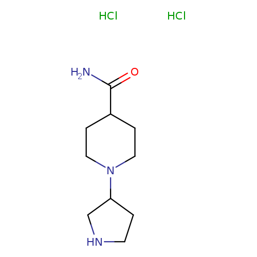 1-(Pyrrolidin-3-yl)piperidine-4-carboxamide dihydrochloride