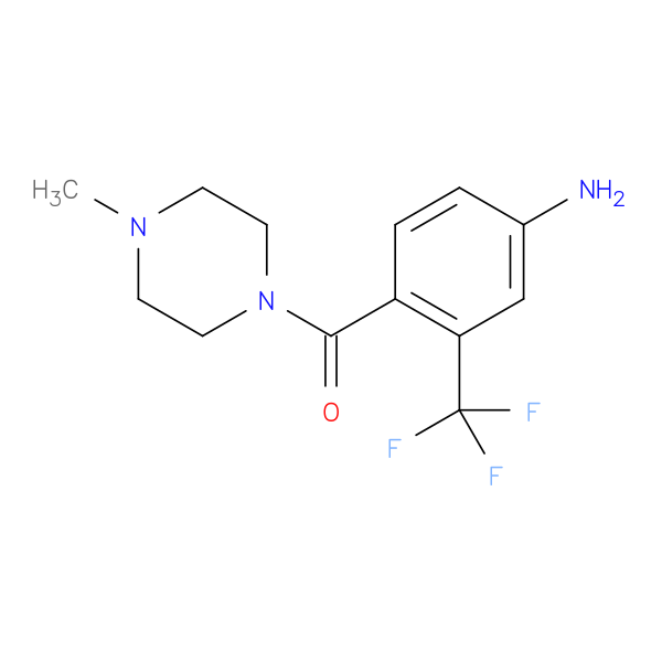 [4-Amino-2-(trifluoromethyl)phenyl](4-methyl-1-piperazinyl)methanone