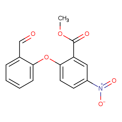 Methyl 2-(2-formylphenoxy)-5-nitrobenzoate