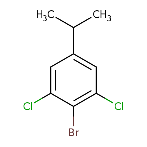 2-bromo-1,3-dichloro-5-(propan-2-yl)benzene