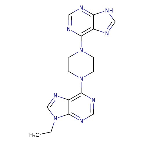 9-ethyl-6-[4-(9H-purin-6-yl)piperazin-1-yl]-9H-purine
