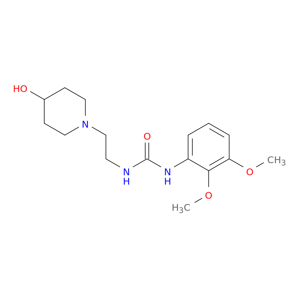 3-(2,3-dimethoxyphenyl)-1-[2-(4-hydroxypiperidin-1-yl)ethyl]urea