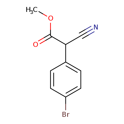 Methyl 2-(4-bromophenyl)-2-cyanoacetate