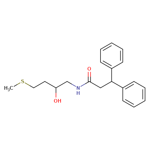 N-[2-hydroxy-4-(methylsulfanyl)butyl]-3,3-diphenylpropanamide