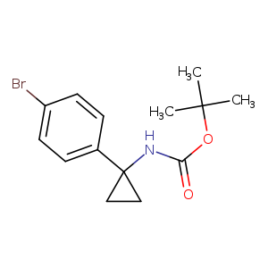 t-Butyl 1-(4-bromophenyl)cyclopropylcarbamate