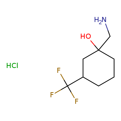 1-(aminomethyl)-3-(trifluoromethyl)cyclohexan-1-ol hydrochloride