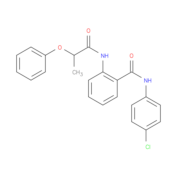 N-(4-chlorophenyl)-2-[(2-phenoxypropanoyl)amino]benzamide