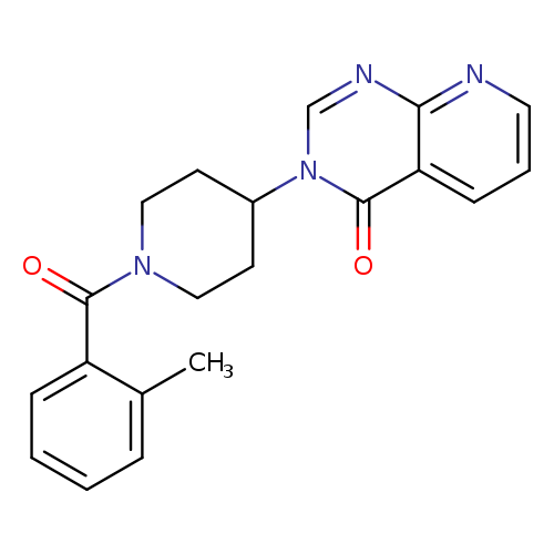 3-[1-(2-methylbenzoyl)piperidin-4-yl]-3H,4H-pyrido[2,3-d]pyrimidin-4-one