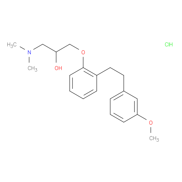 1-(Dimethylamino)-3-(2-(3-methoxyphenethyl)phenoxy)propan-2-ol hydrochloride