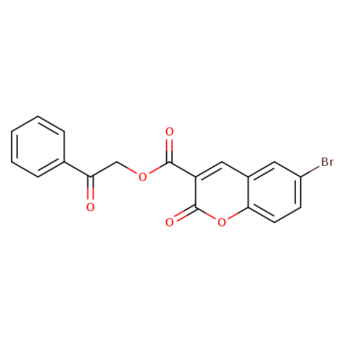 2-oxo-2-phenylethyl 6-bromo-2-oxo-2H-chromene-3-carboxylate