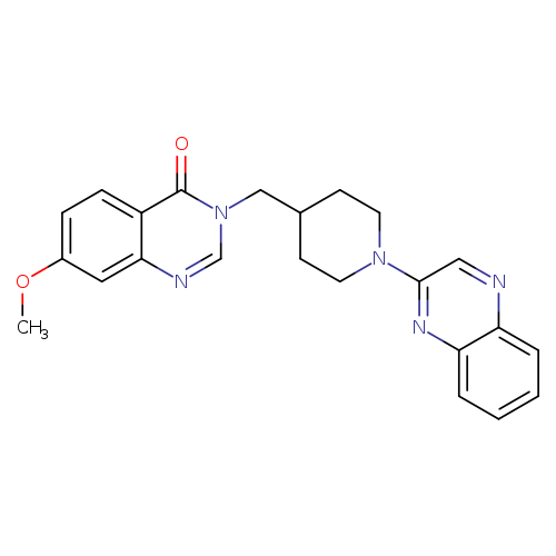 7-methoxy-3-{[1-(quinoxalin-2-yl)piperidin-4-yl]methyl}-3,4-dihydroquinazolin-4-one