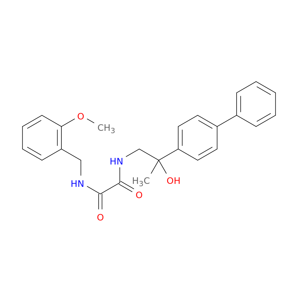 N'-(2-{[1,1'-biphenyl]-4-yl}-2-hydroxypropyl)-N-[(2-methoxyphenyl)methyl]ethanediamide