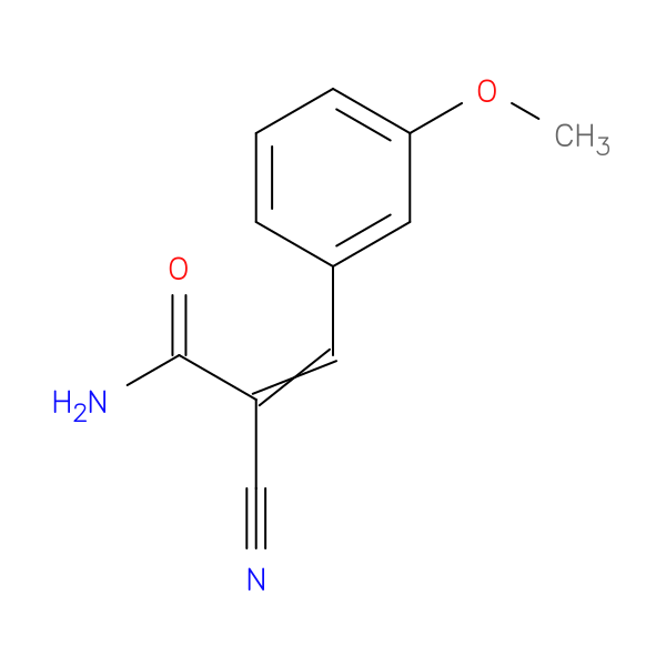 (2E)-2-cyano-3-(3-methoxyphenyl)prop-2-enamide