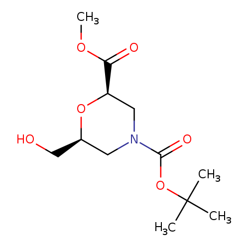(2R,6S)-4-tert-Butyl 2-methyl 6-(hydroxymethyl)morpholine-2,4-dicarboxylate