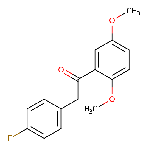 1-(2,5-dimethoxyphenyl)-2-(4-fluorophenyl)ethanone