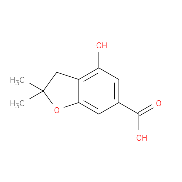 6-BENZOFURANCARBOXYLIC ACID, 2,3-DIHYDRO-4-HYDROXY-2,2-DIMETHYL-