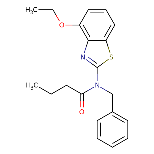 N-benzyl-N-(4-ethoxy-1,3-benzothiazol-2-yl)butanamide