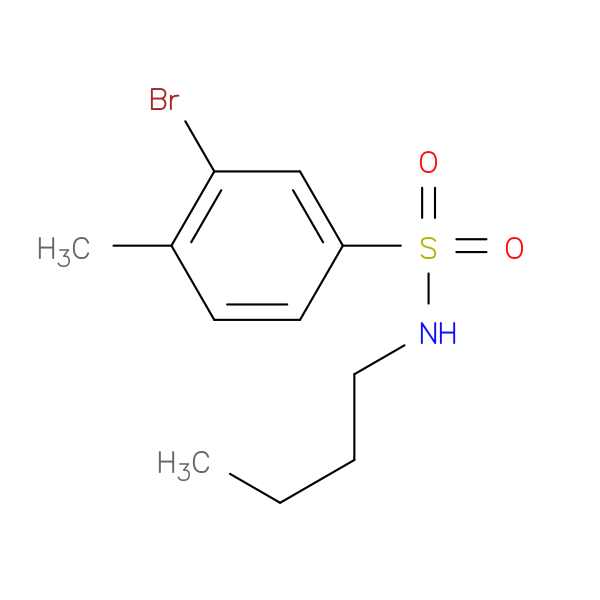 N-Butyl 3-bromo-4-methylbenzenesulfonamide
