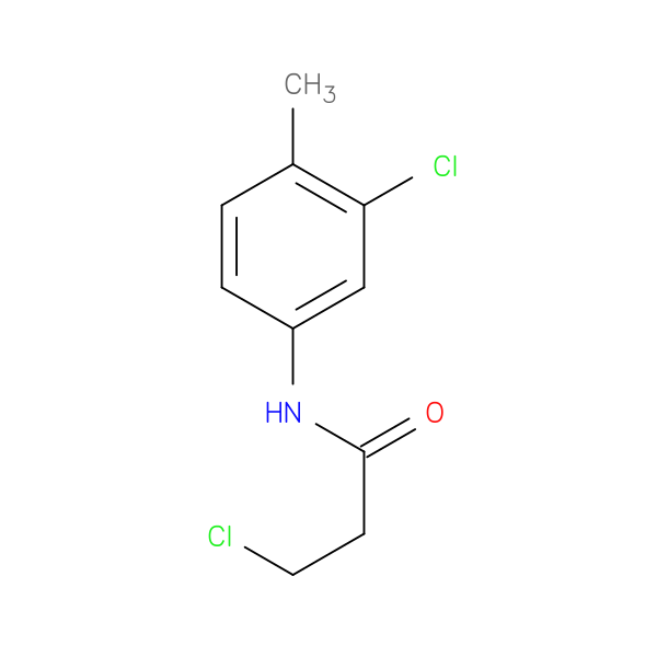 3-Chloro-N-(3-chloro-4-methylphenyl)propanamide