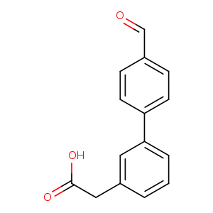 2-[3-(4-formylphenyl)phenyl]acetic acid