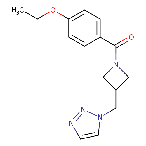 1-{[1-(4-ethoxybenzoyl)azetidin-3-yl]methyl}-1H-1,2,3-triazole