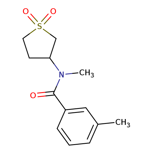 N-(1,1-dioxo-1lambda6-thiolan-3-yl)-N,3-dimethylbenzamide