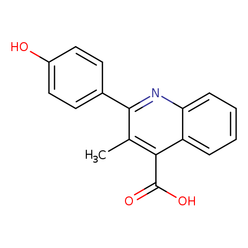 2-(4-Hydroxyphenyl)-3-methyl-4-quinolinecarboxylic acid