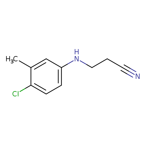 3-[(4-chloro-3-methylphenyl)amino]propanenitrile