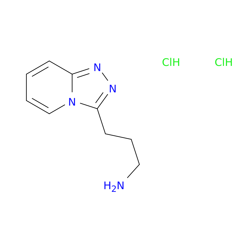 (3-[1,2,4]triazolo[4,3-a]pyridin-3-ylpropyl)amine dihydrochloride