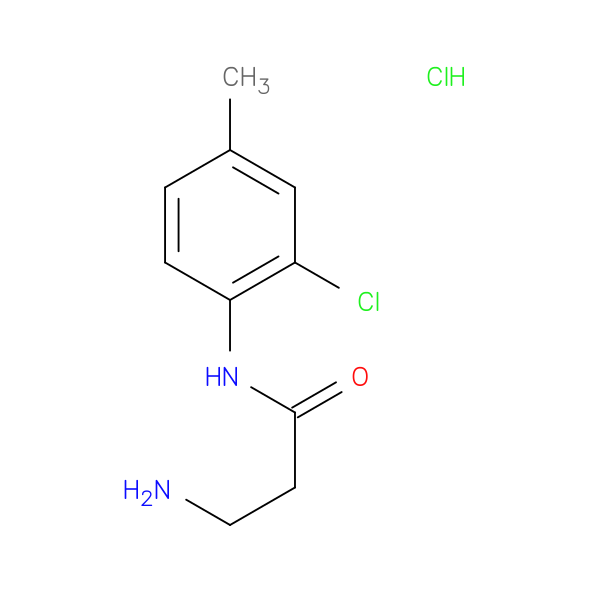3-amino-N-(2-chloro-4-methylphenyl)propanamide hydrochloride
