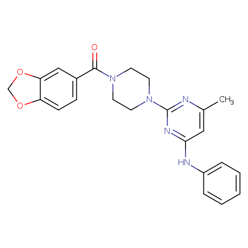 2-[4-(2H-1,3-benzodioxole-5-carbonyl)piperazin-1-yl]-6-methyl-N-phenylpyrimidin-4-amine
