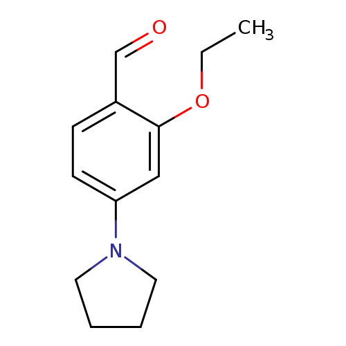 2-ethoxy-4-pyrrolidin-1-ylbenzaldehyde