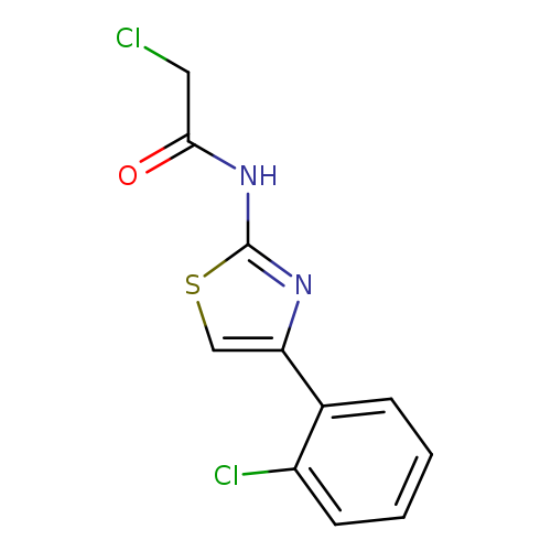 2-Chloro-n-[4-(2-chlorophenyl)-1,3-thiazol-2-yl]acetamide