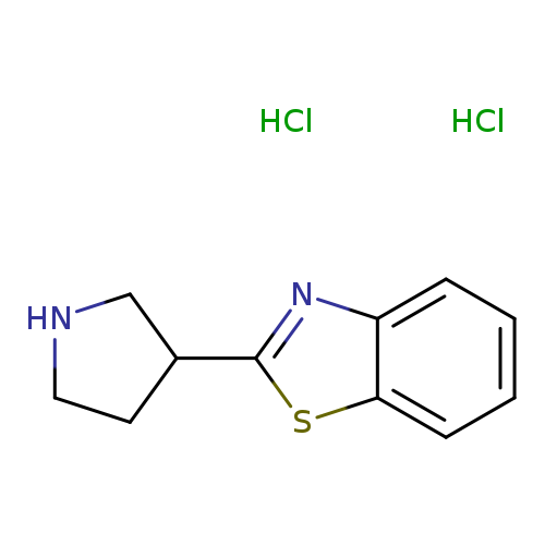 2-(pyrrolidin-3-yl)-1,3-benzothiazole dihydrochloride