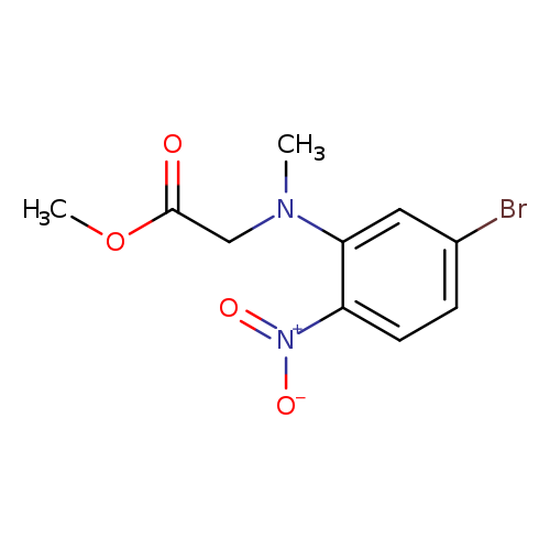 methyl 2-[(5-bromo-2-nitrophenyl)(methyl)amino]acetate
