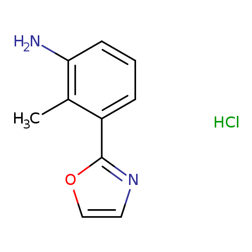 2-methyl-3-(1,3-oxazol-2-yl)aniline hydrochloride