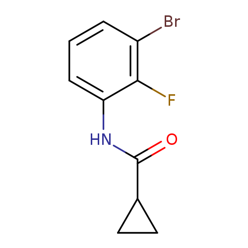 N-(3-bromo-2-fluorophenyl)cyclopropanecarboxamide