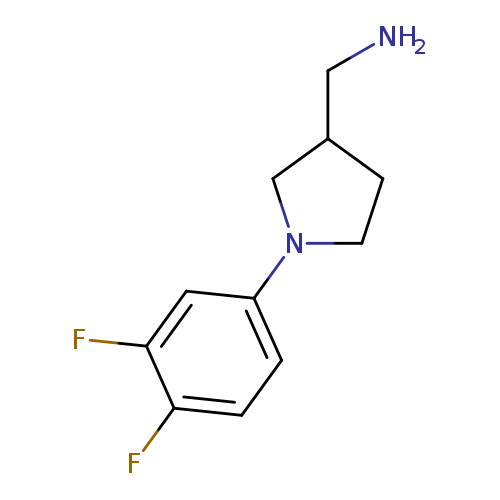 [1-(3,4-difluorophenyl)pyrrolidin-3-yl]methanamine