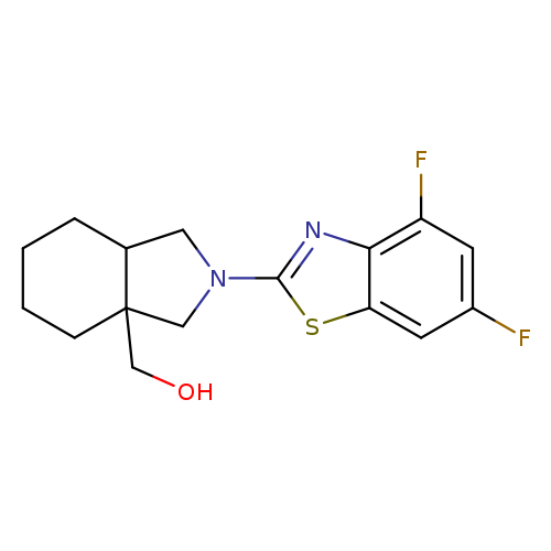 [2-(4,6-difluoro-1,3-benzothiazol-2-yl)-octahydro-1H-isoindol-3a-yl]methanol