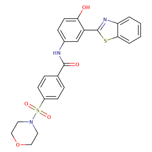 N-[3-(1,3-benzothiazol-2-yl)-4-hydroxyphenyl]-4-(morpholine-4-sulfonyl)benzamide