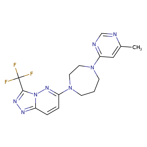 1-(6-methylpyrimidin-4-yl)-4-[3-(trifluoromethyl)-[1,2,4]triazolo[4,3-b]pyridazin-6-yl]-1,4-diazepane