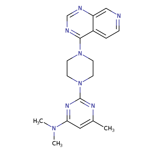 N,N,6-trimethyl-2-(4-{pyrido[3,4-d]pyrimidin-4-yl}piperazin-1-yl)pyrimidin-4-amine