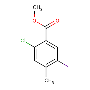 2-CHloro-5-iodo-4-methyl-benzoic acid methyl ester