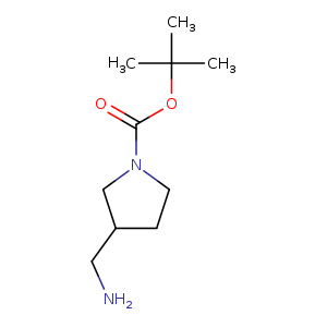 1-​Pyrrolidinecarboxyli​c acid, 3-​(aminomethyl)​-​, 1,​1-​dimethylethyl ester