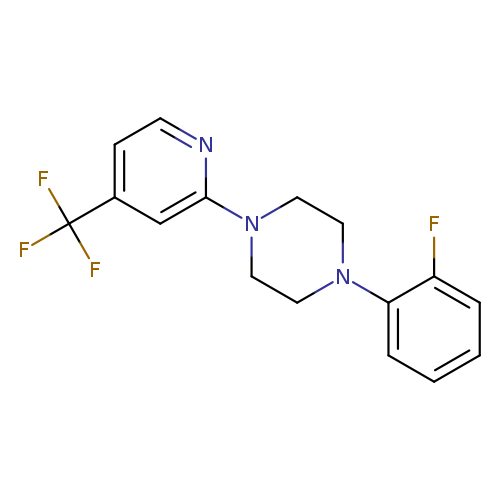 1-(2-fluorophenyl)-4-[4-(trifluoromethyl)pyridin-2-yl]piperazine