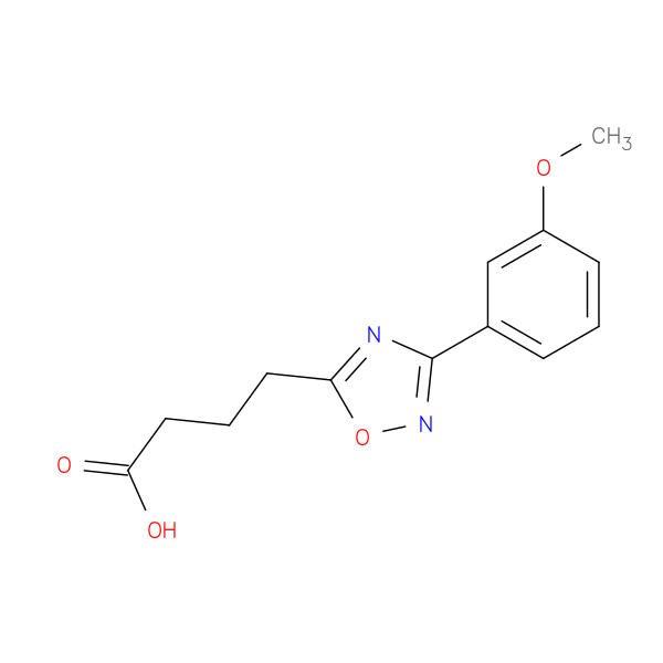 4-[3-(3-Methoxyphenyl)-1,2,4-oxadiazol-5-yl]butanoic acid