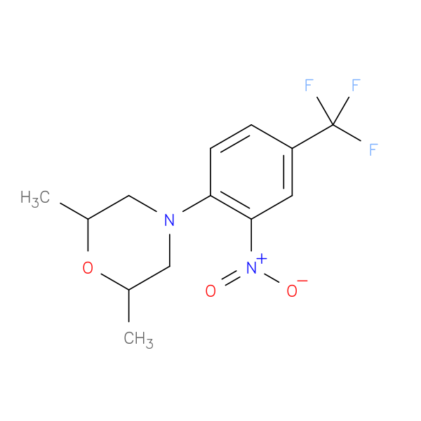 2,6-Dimethyl-4-(2-nitro-4-(trifluoromethyl)phenyl)morpholine