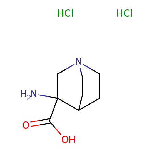 3-amino-1-azabicyclo[2.2.2]octane-3-carboxylic acid dihydrochloride