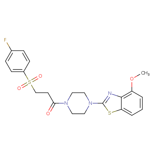 3-(4-fluorobenzenesulfonyl)-1-[4-(4-methoxy-1,3-benzothiazol-2-yl)piperazin-1-yl]propan-1-one
