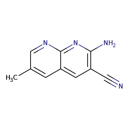 2-Amino-6-methyl-1,8-naphthyridine-3-carbonitrile